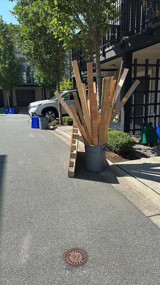 Curbside lumber pickup